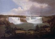 Alvan Fisher A General View of the  Falls of Niagara oil painting on canvas